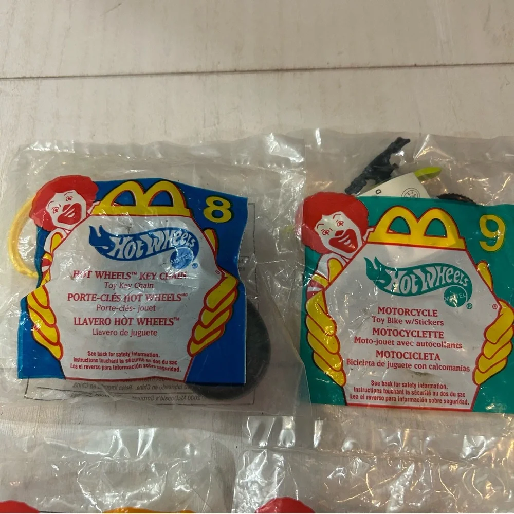 Vintage 2000 McDonalds Hot Wheels New‎ Unopened Set of 6